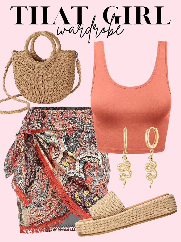 pink summer outfit