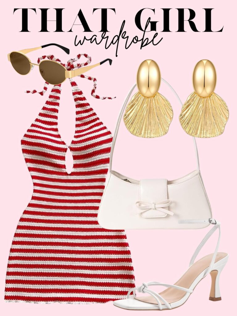 striped summer dress
