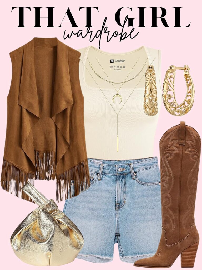 denim shorts outfit