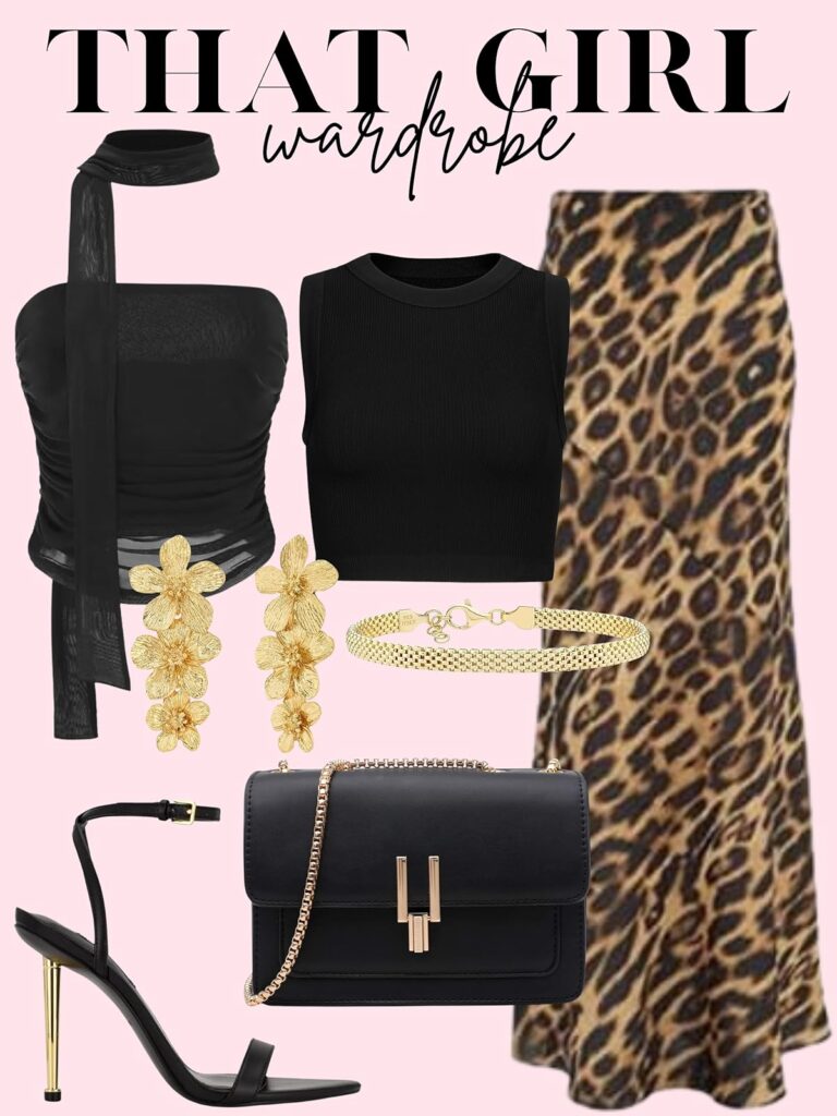 leopard maxi skirt