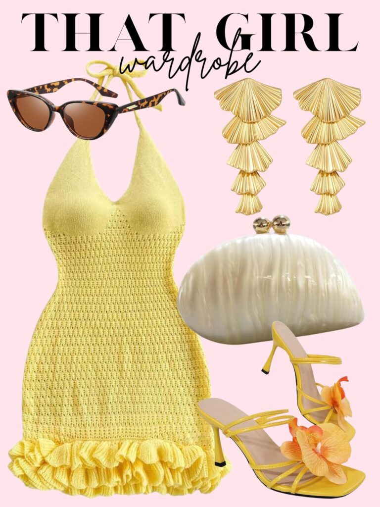 yellow summer dress