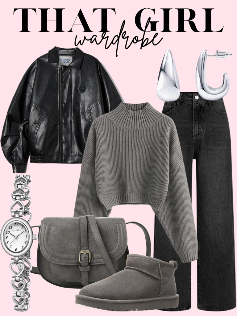leather jacket outfit