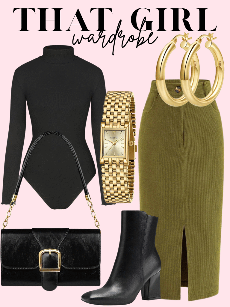 autumn skirt outfit
