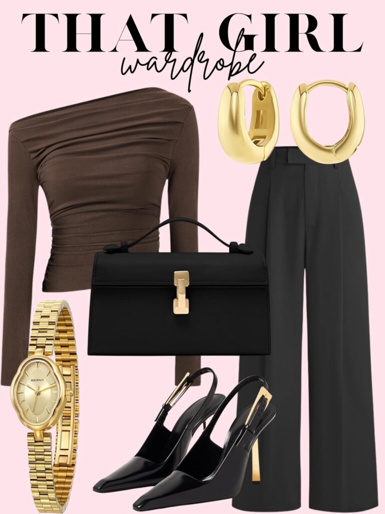 black trousers outfit