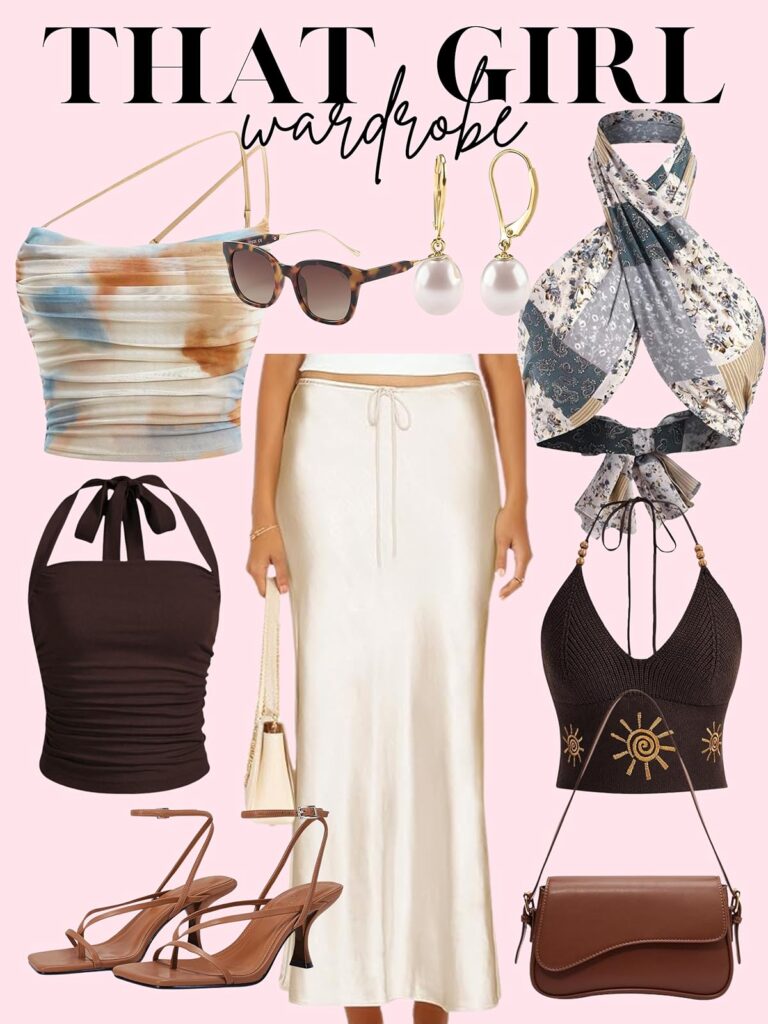 satin skirt styled
