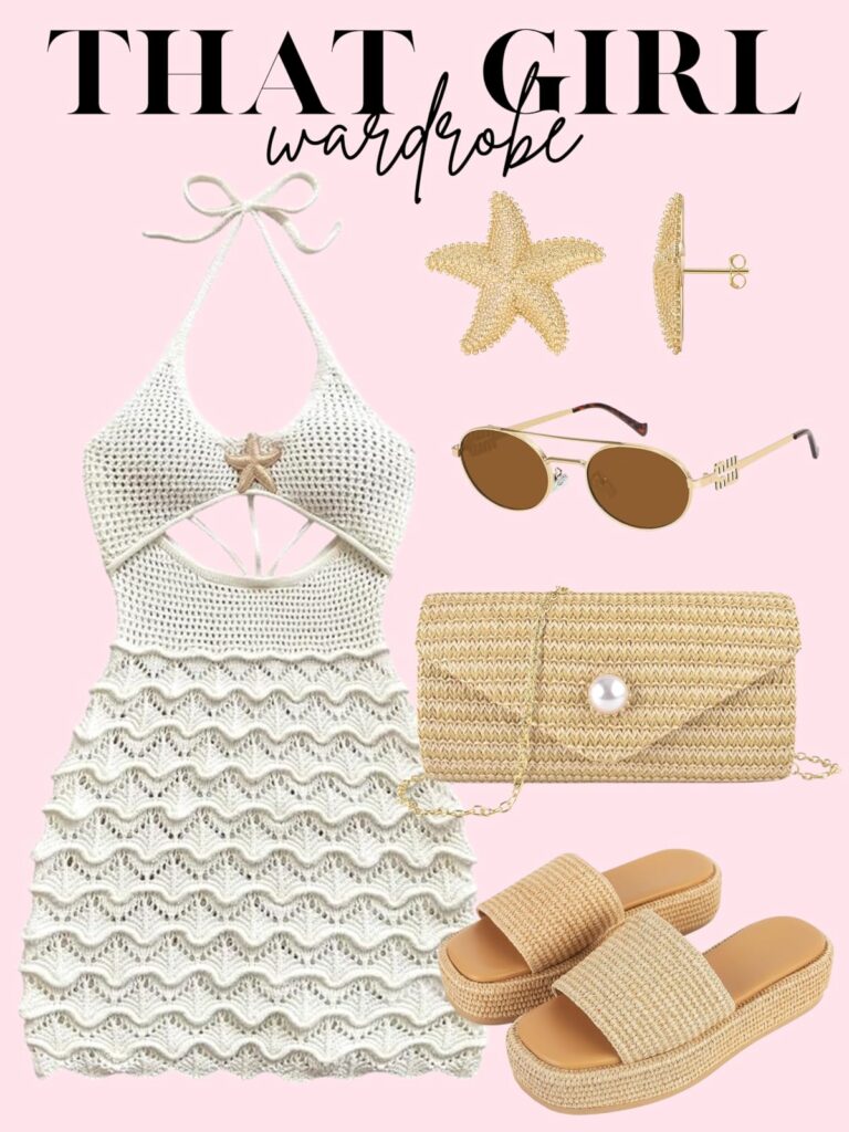 white summer dress