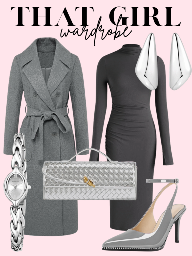 grey fall outfit