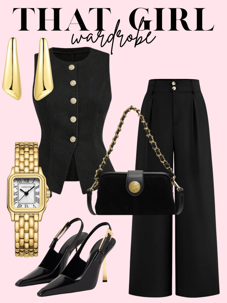 chic trouser outfit
