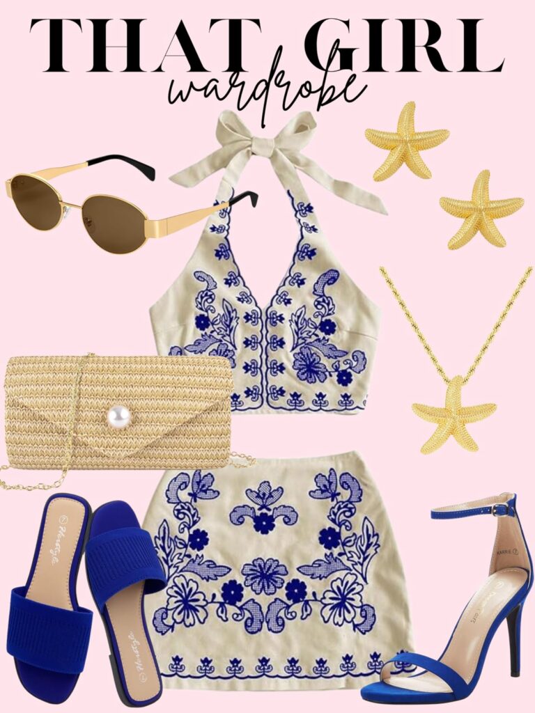 Blue Two Piece
