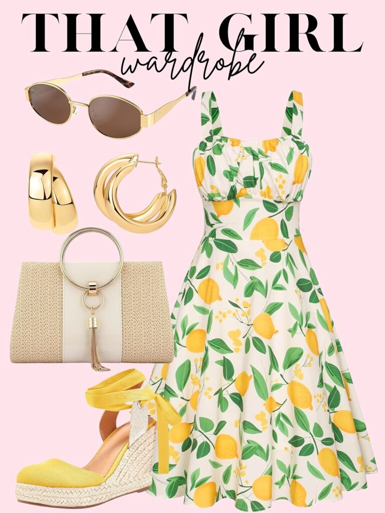 lemon summer dress