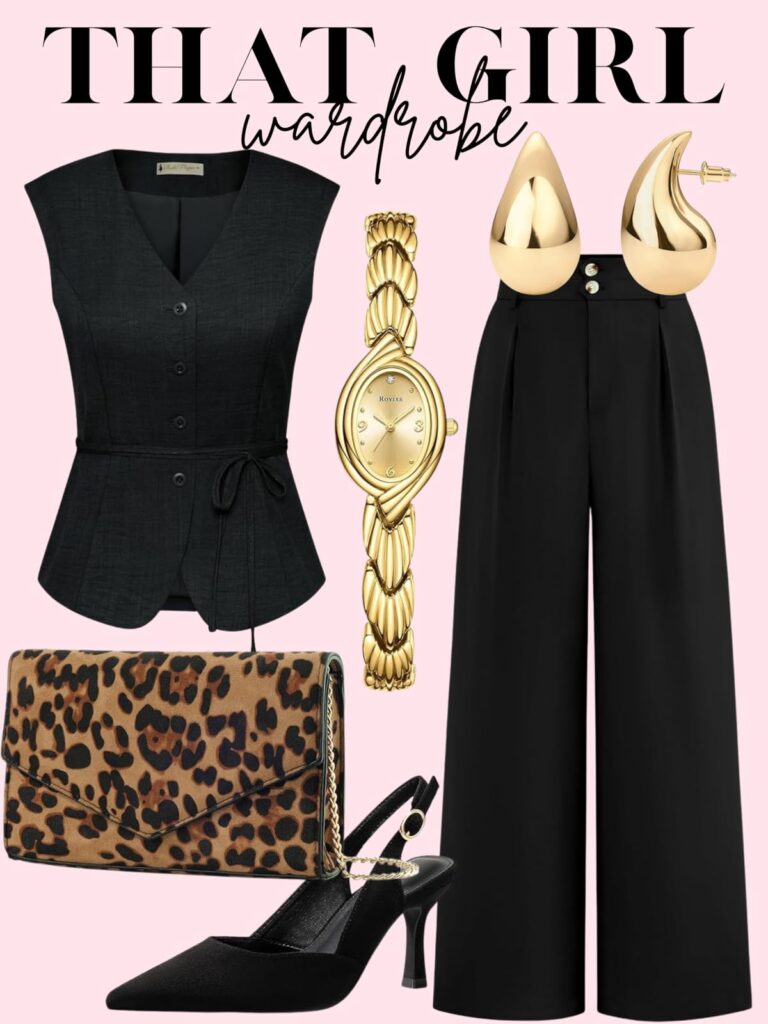black trousers outfit