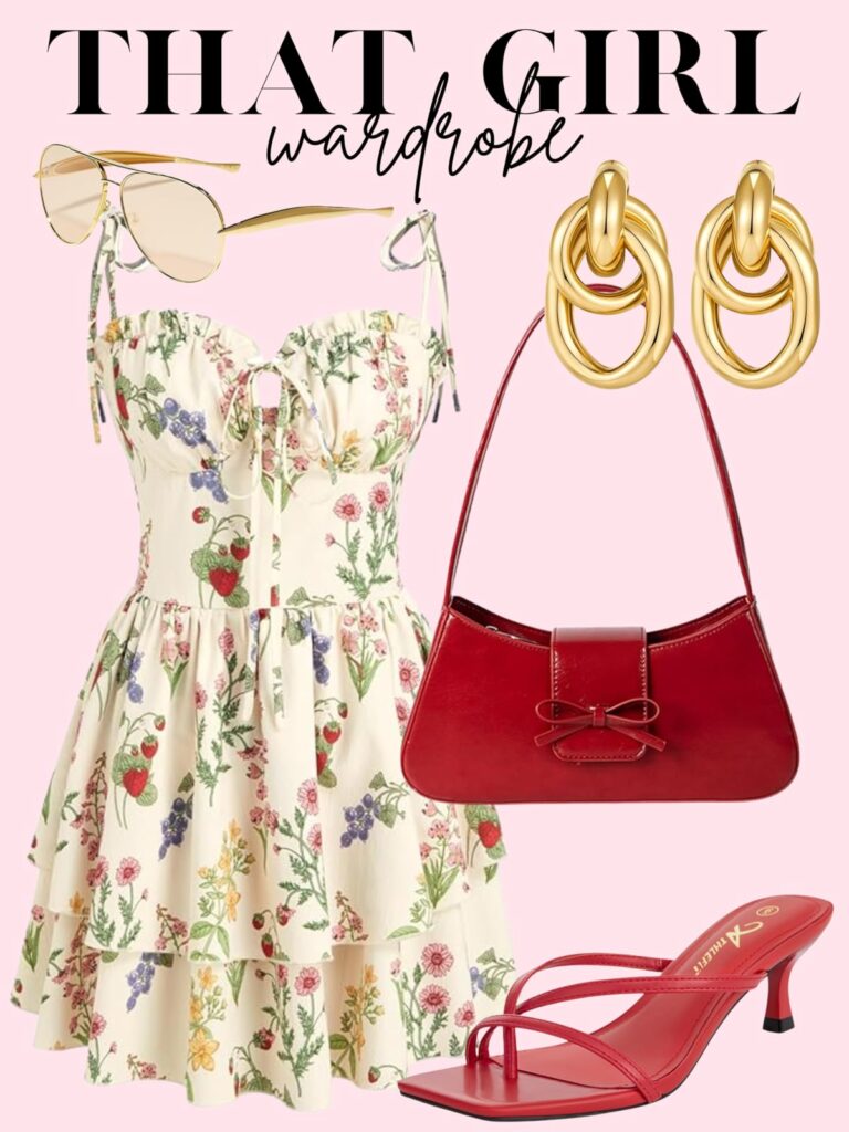 Floral mini dress