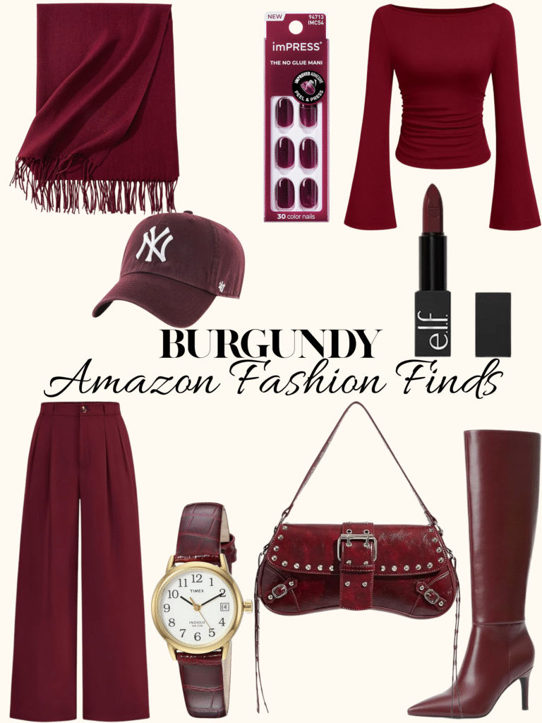 burgundy fashion finds