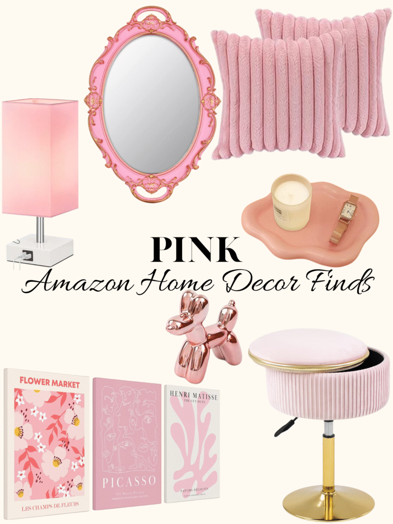 Pink home decor