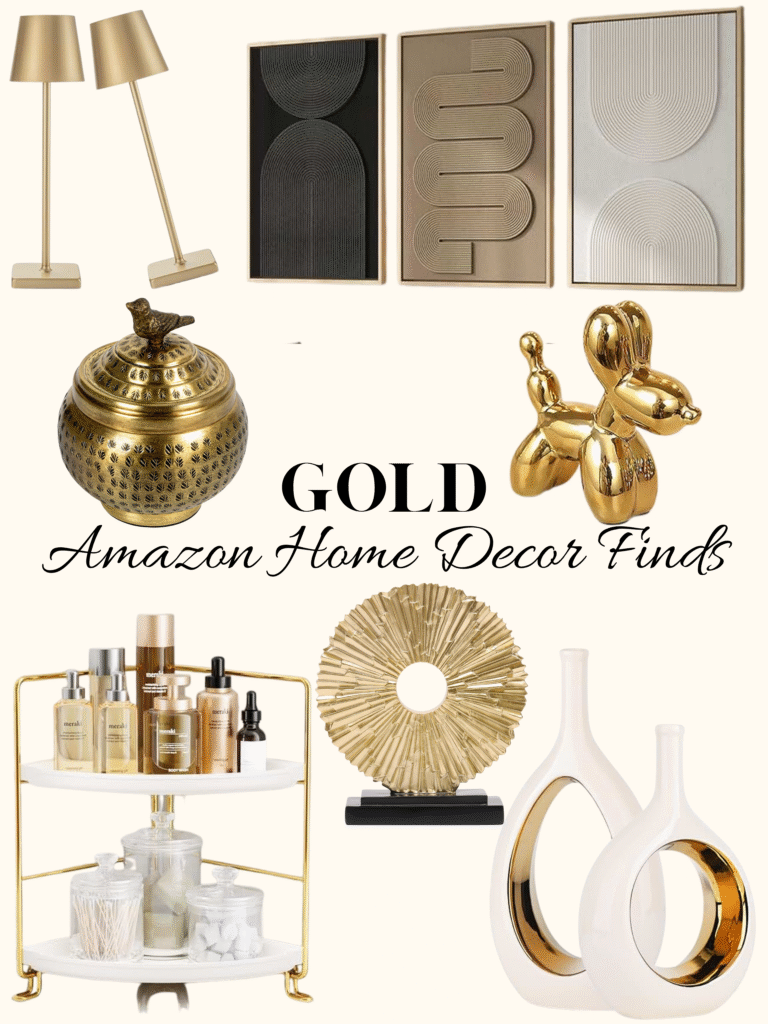 gold home decor finds