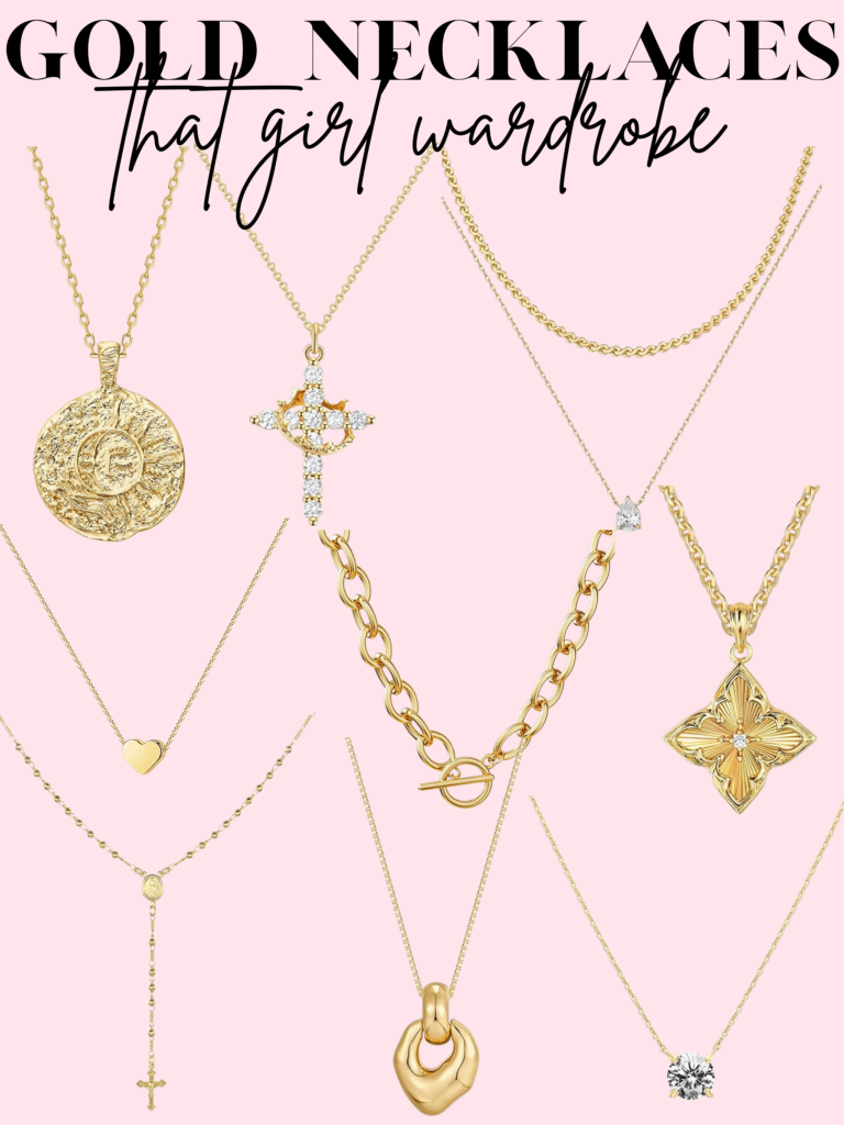gold necklaces