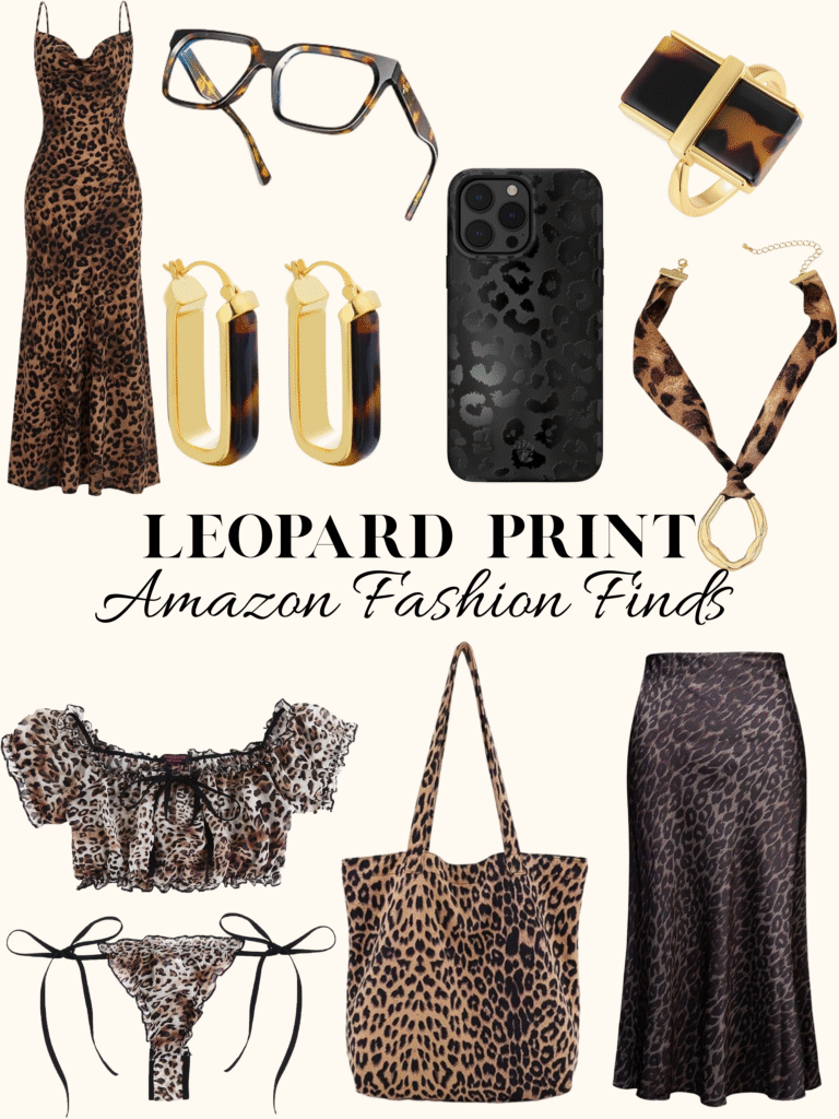 leopard print fashion finds
