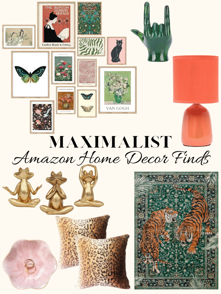 Maximalist home decor