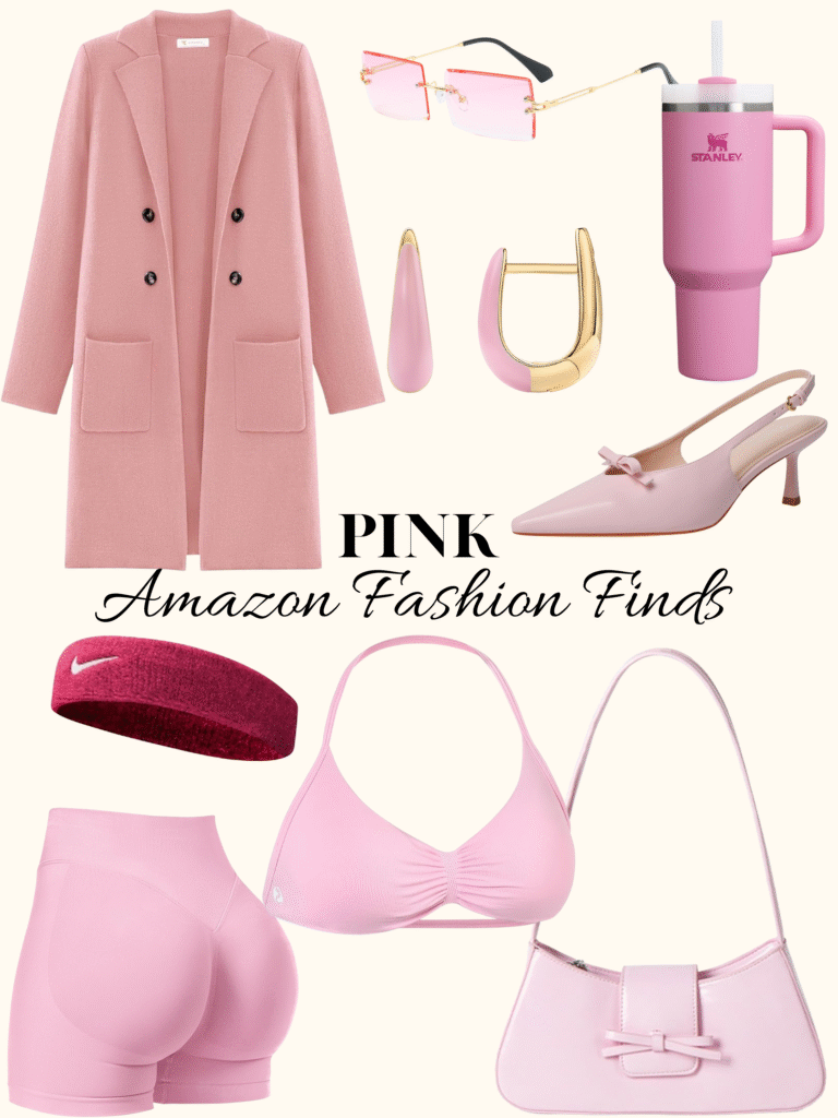 pink amazon fashion finds