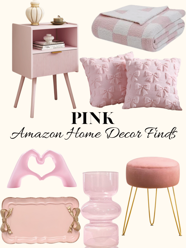 Pink home decor