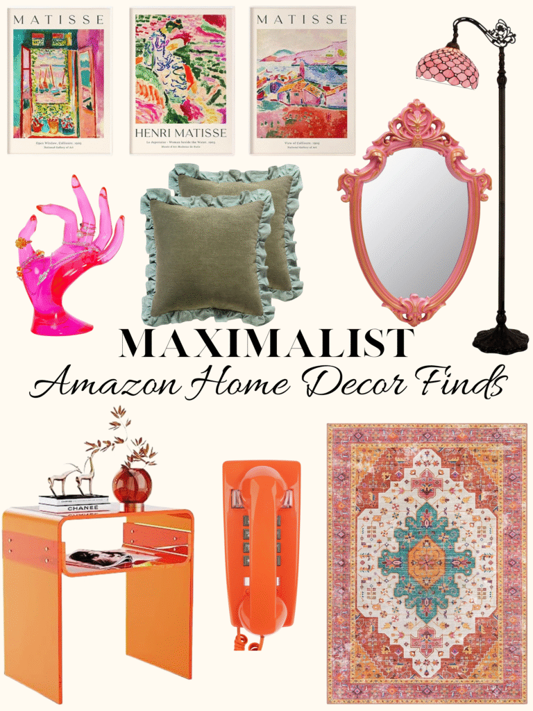 Maximalist home decor