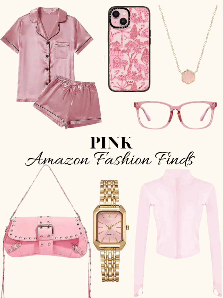 pink accessories amazon