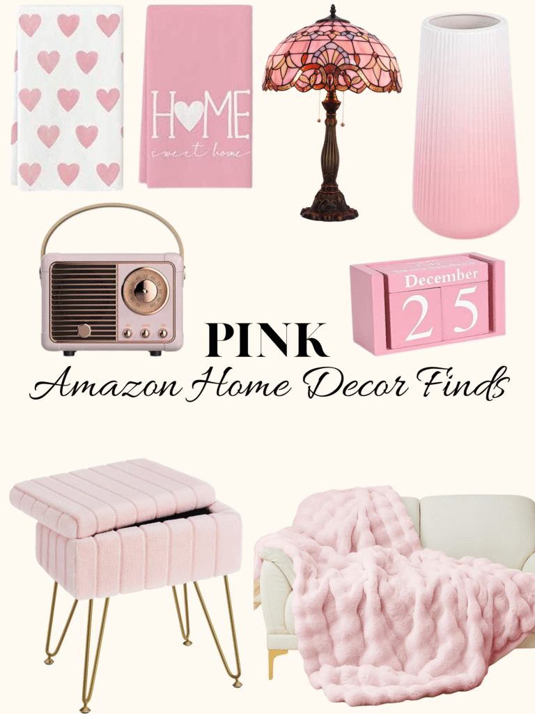 Pink home decor