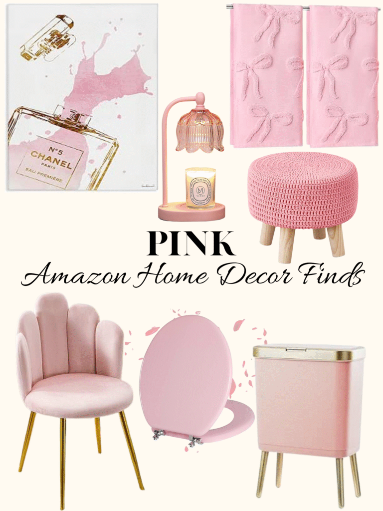 Pink home decor