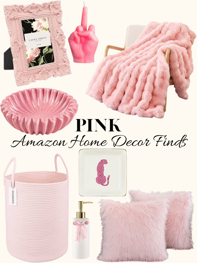 Pink home decor