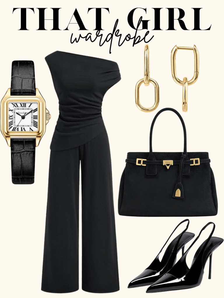 black classy outfit