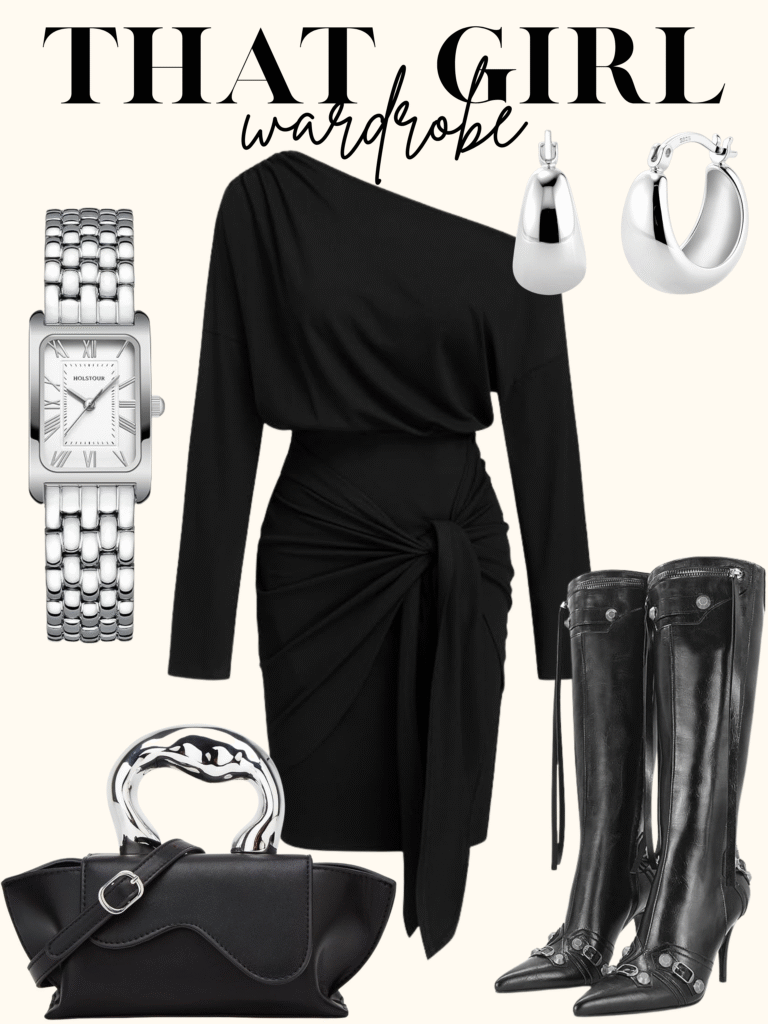 black classy outfit