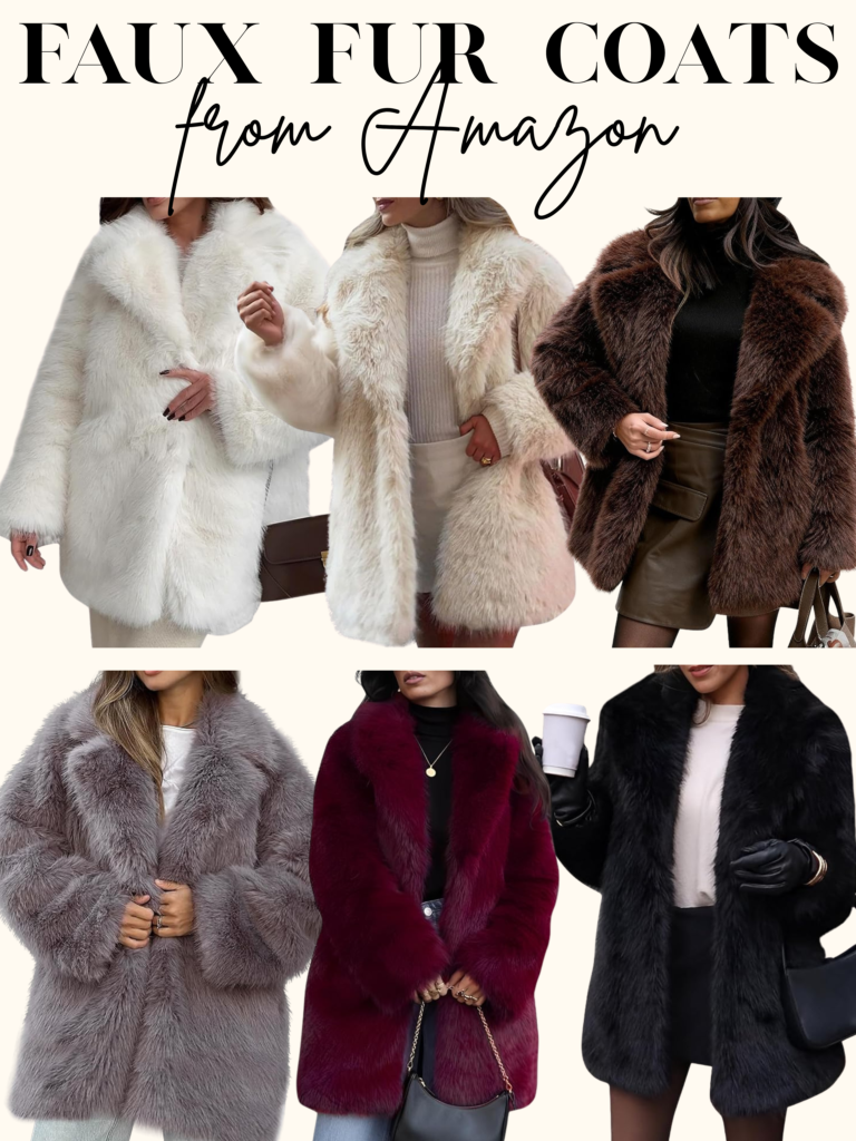 long faux fur coats