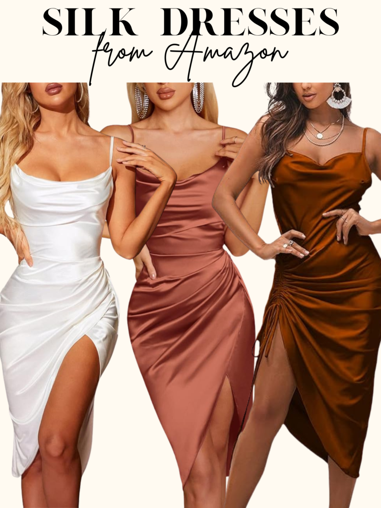 satin dresses