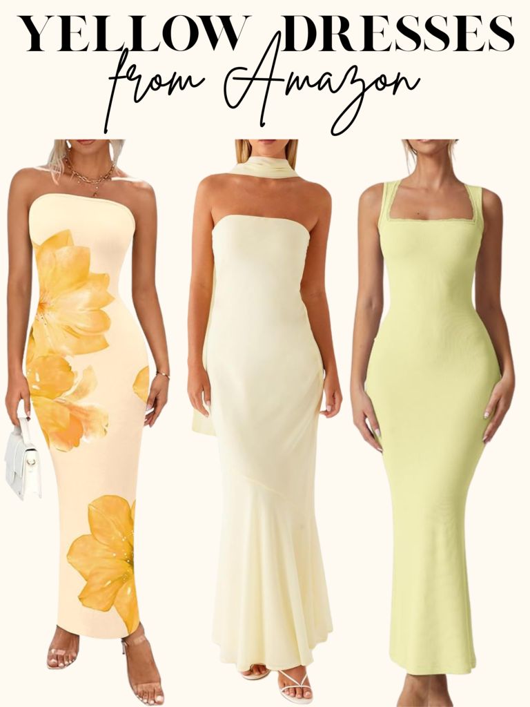 yellow summer dresses
