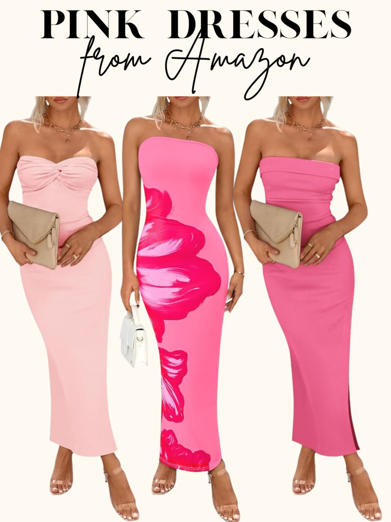 pink dresses