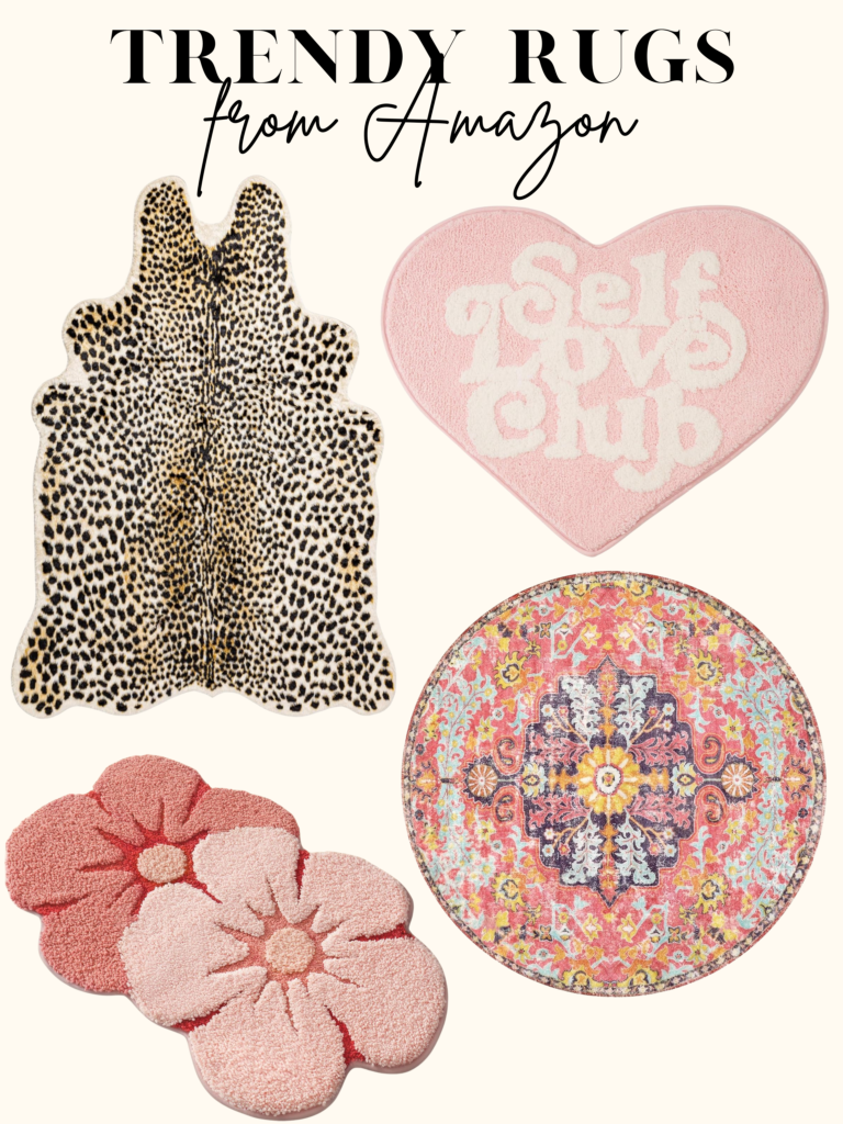 trendy rugs from amazon