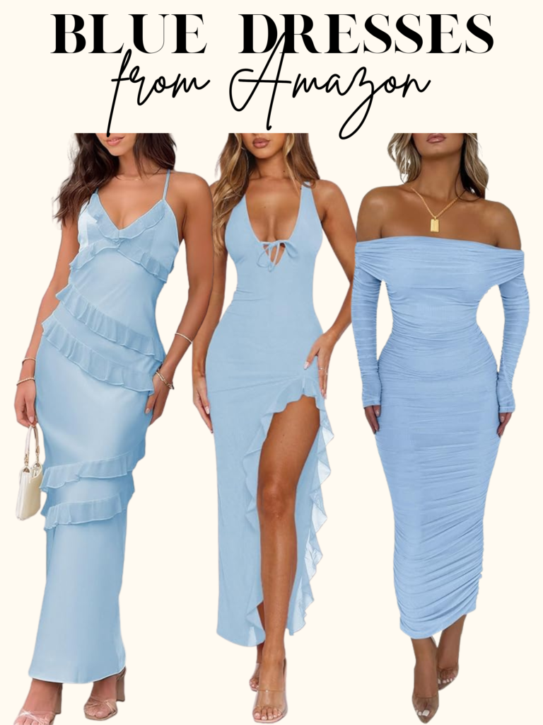 blue summer dresses