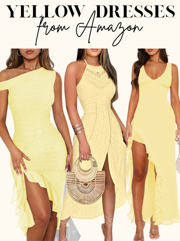 yellow summer dresses