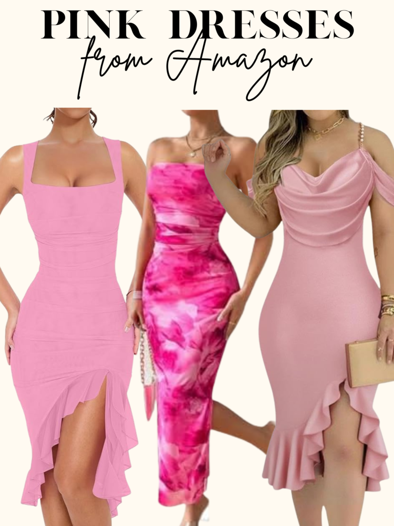 pink dresses