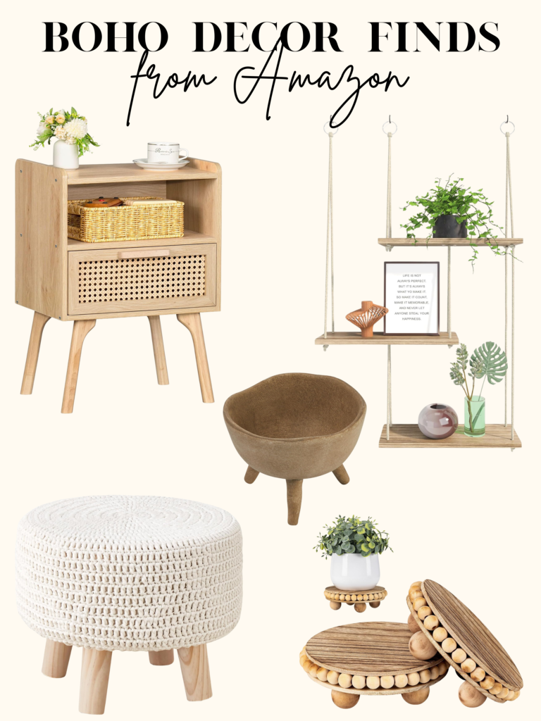 boho decor finds from Amazon