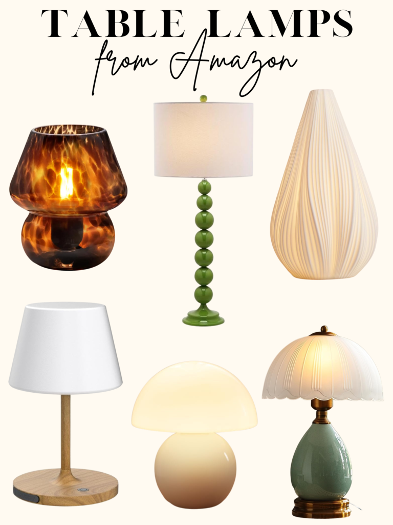 table lamps from amazon