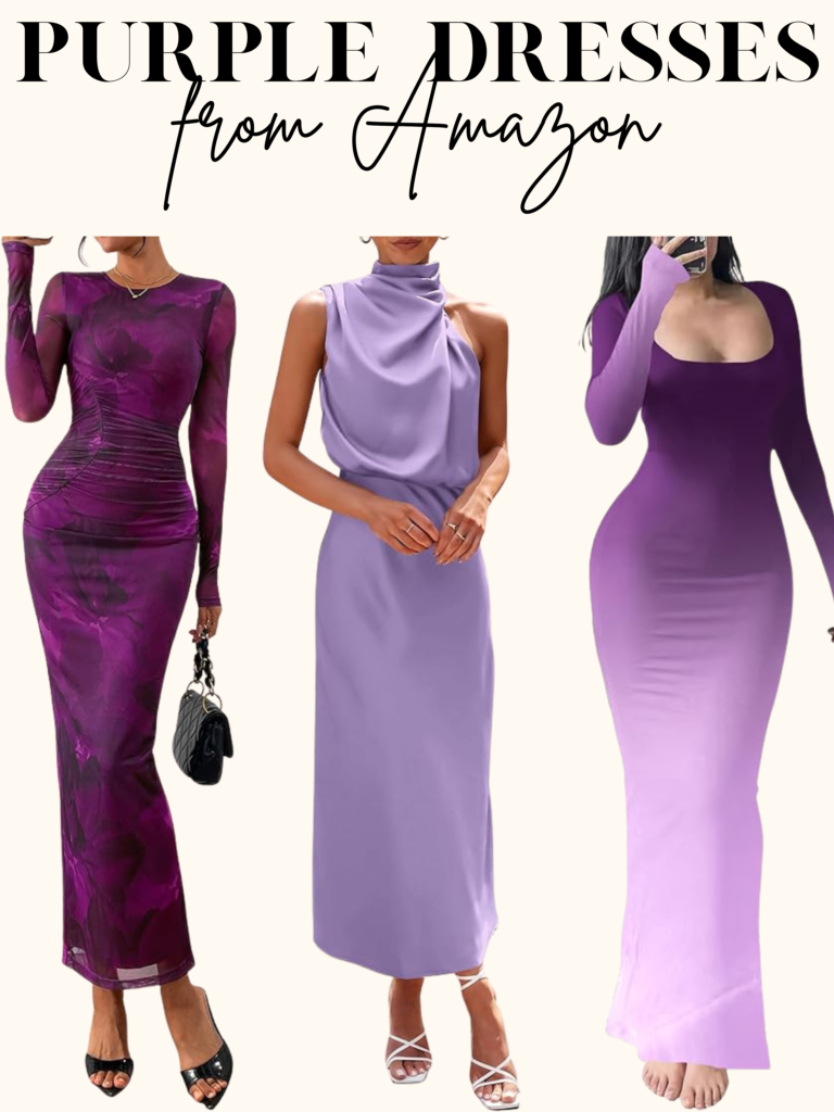 purple summer dresses