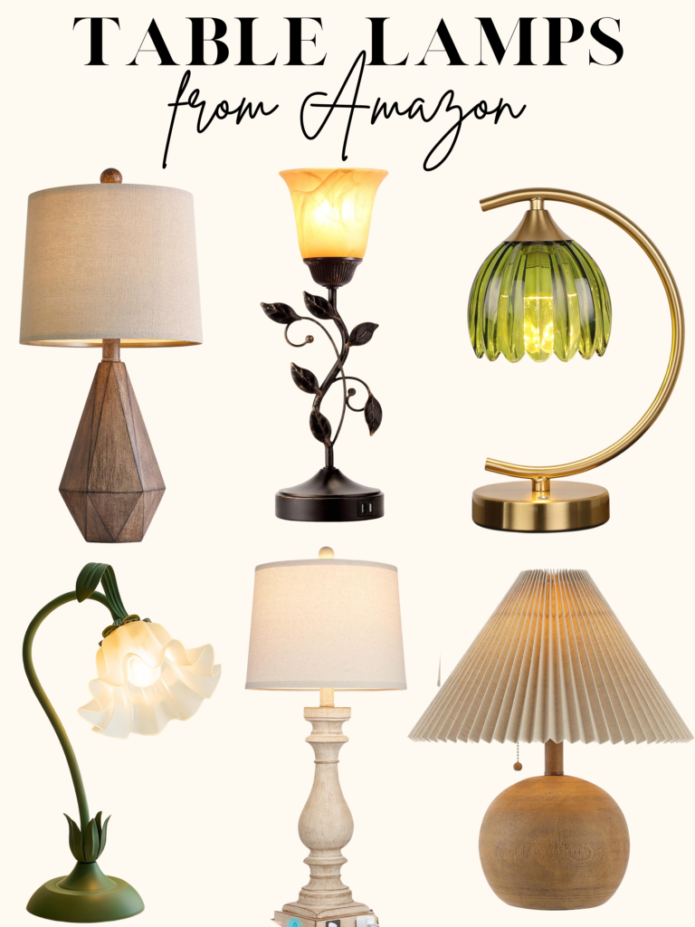 table lamps from amazon