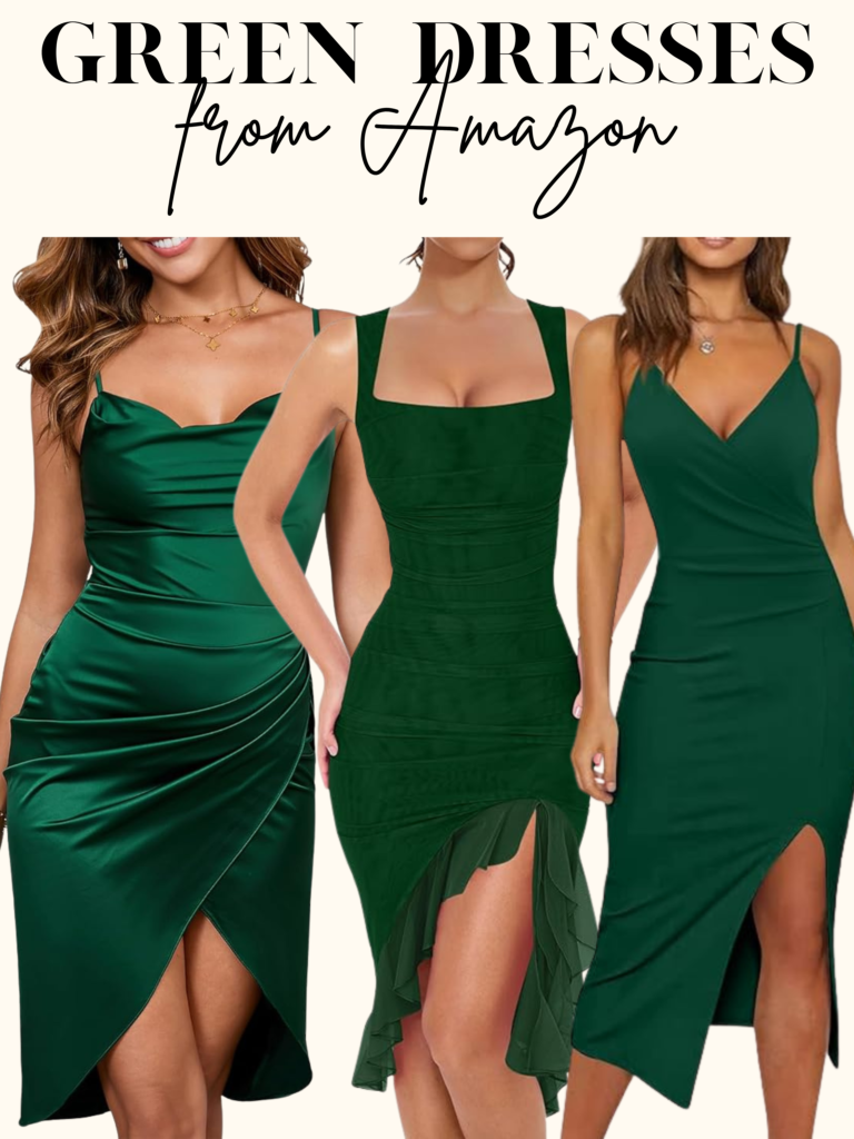 classy green dresses