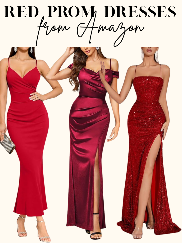 red prom dresses