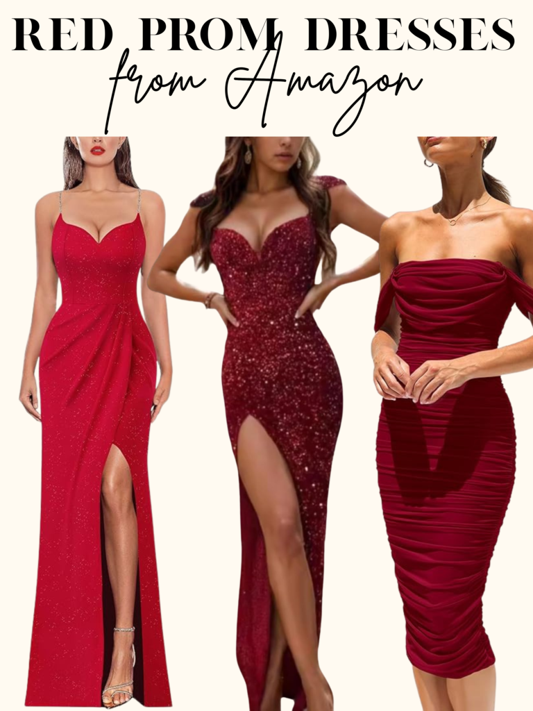 red prom dresses