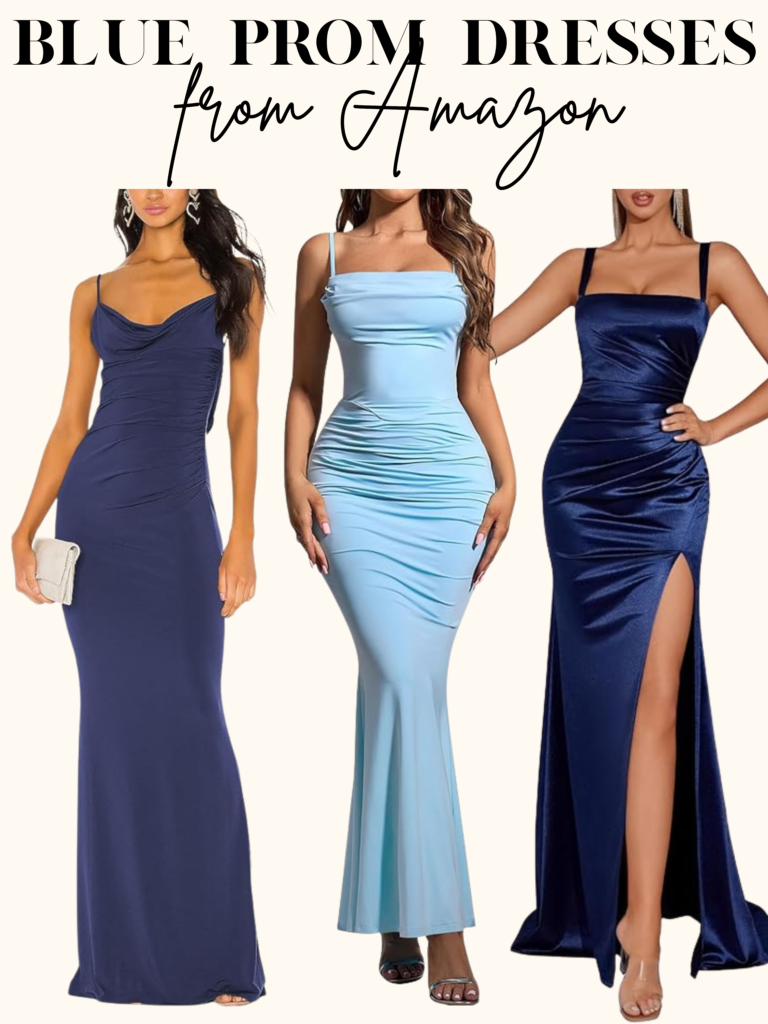 blue prom dresses