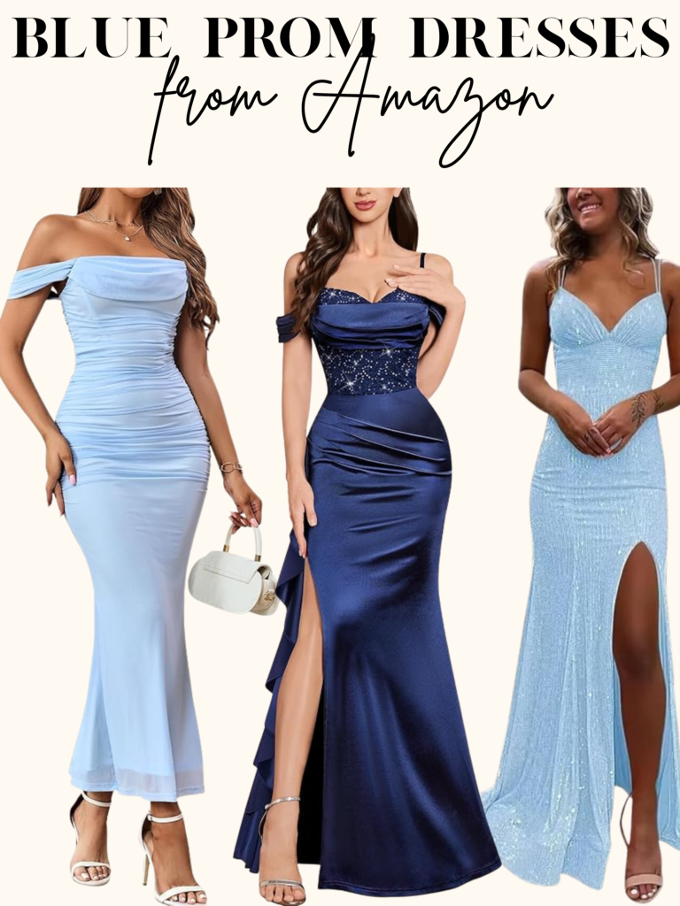 blue prom dresses