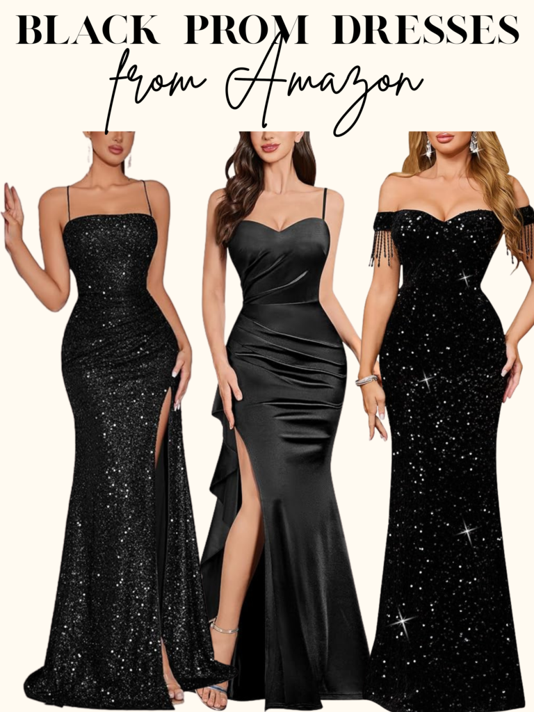 black prom dresses