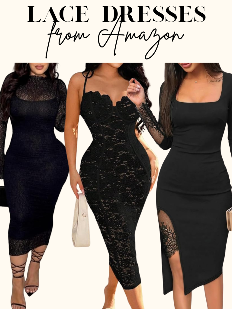 curvy black dresses
